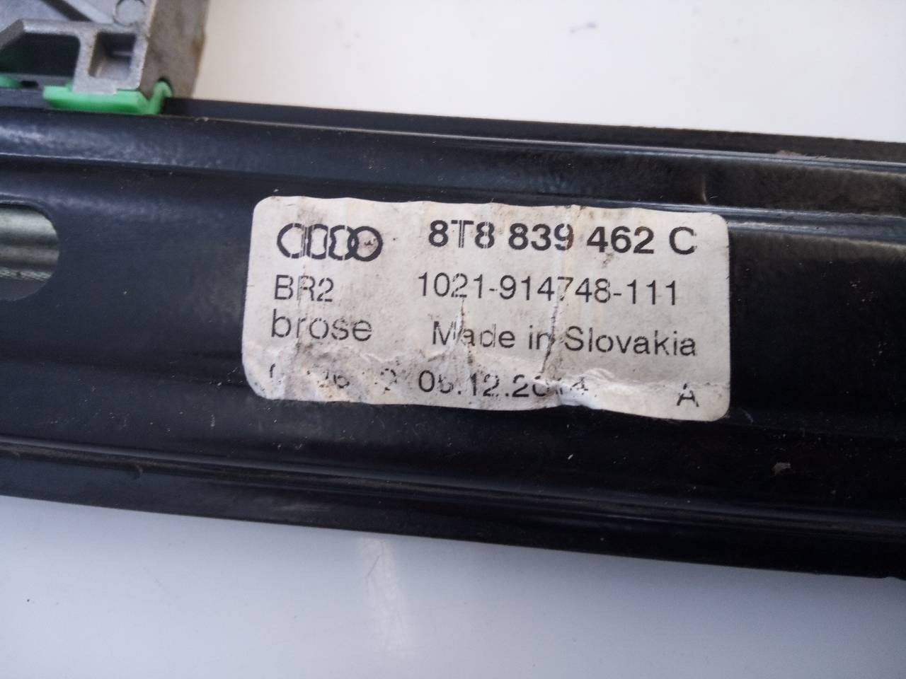 ELEVALUNAS TRASERO DERECHO AUDI A5 SPORTBACK (8T) 8T8839462C / E1-A5-42-1 / 1021914748111 8T8839462CE1A54211021914748111 - Vista 3
