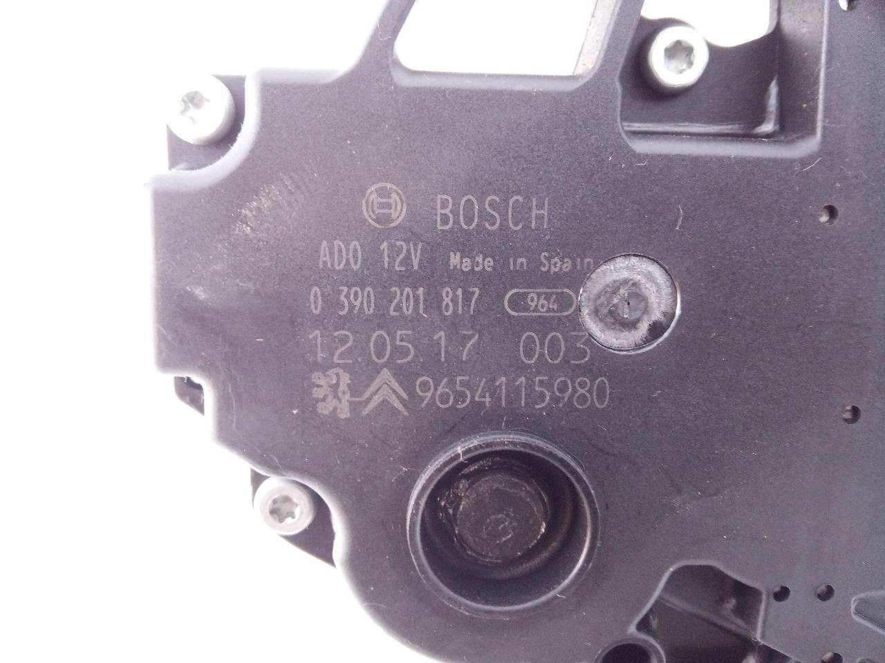 MOTOR LIMPIA TRASERO CITROËN C4 GRAND PICASSO 9654115980 / E1-A4-35-2 / 0390201817 9654115980E1A43520390201817 - Vista 3