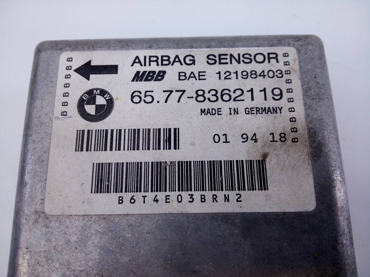 CENTRALITA AIRBAG BMW SERIE 5 BERLINA (E34) 0265108002 / E3-A2-31-3 0265108002E3A2313 - Vista 2