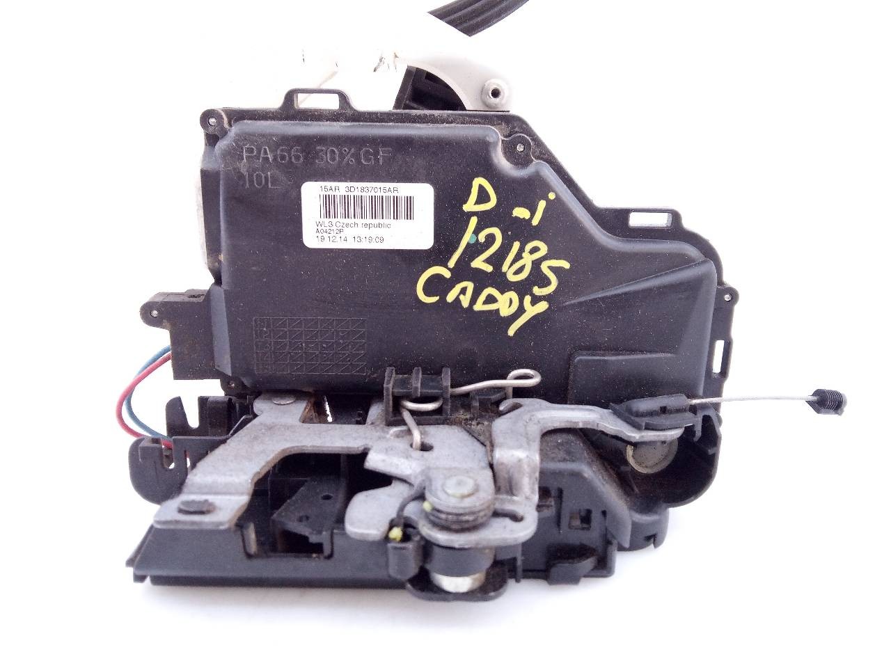 CERRADURA PUERTA DELANTERA IZQUIERDA VOLKSWAGEN CADDY KA/KB (2C) 3D1837015AR / E1-A5-43-2 3D1837015ARE1A5432 - Vista 2