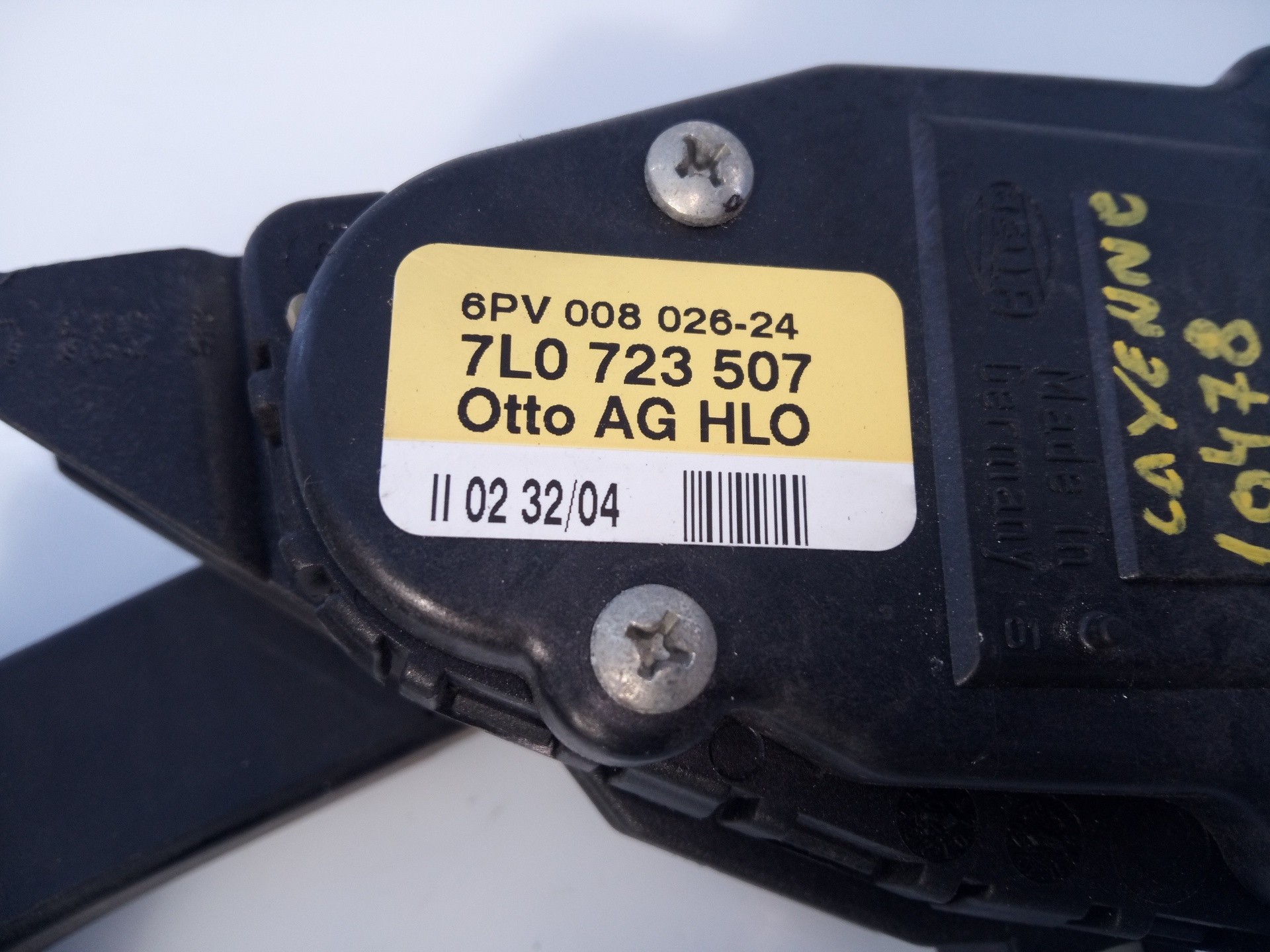 PEDAL ACELERADOR PORSCHE CAYENNE (TYP 9PA) 7L0723507 / E3-B6-21-2 / 6PV00802624 7L0723507E3B62126PV00802624 - Vista 2
