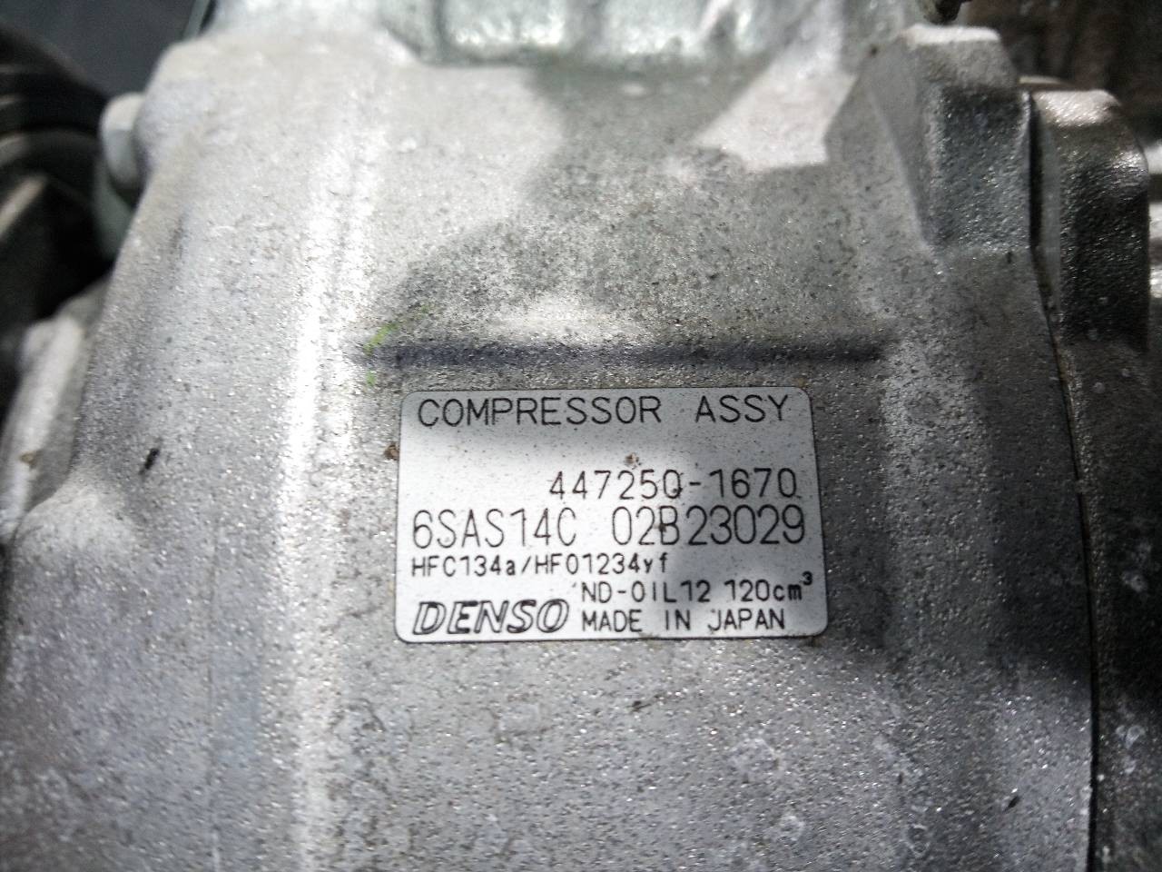 COMPRESOR AIRE ACONDICIONADO MERCEDES-BENZ CLASE B (W246) 4472501670 / P3-A3-7-2 / 02B23029 4472501670P3A37202B23029 - Vista 3