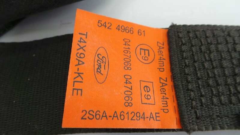 CINTURON SEGURIDAD DELANTERO DERECHO FORD FIESTA (CBK) 2S6AA61294AE / E2-B3-60-1 2S6AA61294AEE2B3601 - Vista 2