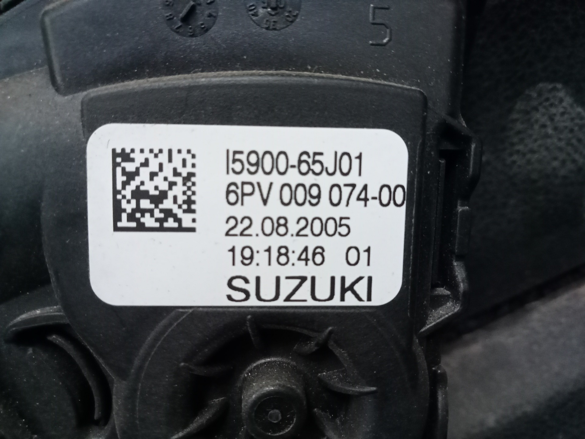 PEDAL ACELERADOR SUZUKI GRAND VITARA 3 PUERTAS SQ (GT) 590065J01 / 6PV00907400 590065J016PV00907400 - Vista 2
