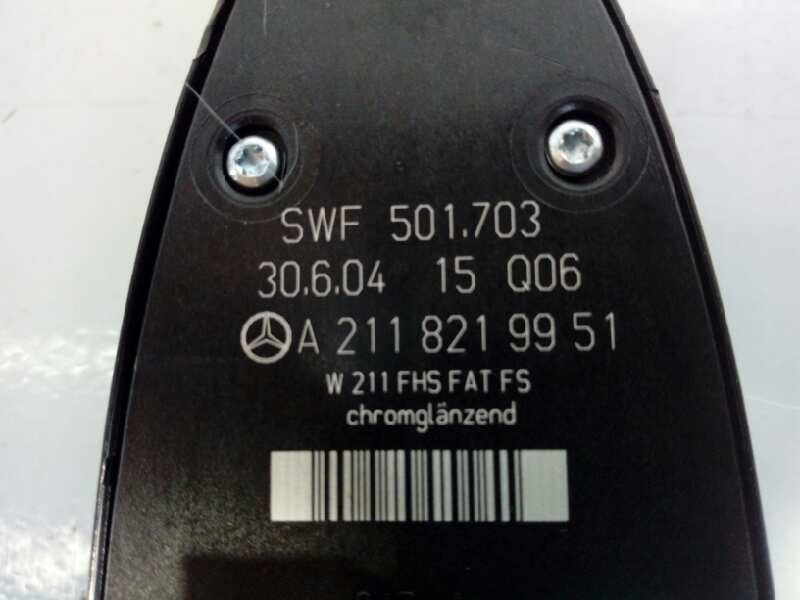 MANDO ELEVALUNAS DELANTERO IZQUIERDO MERCEDES-BENZ CLASE E (W211) BERLINA A2118219951 / E3-A1-18-2 A2118219951E3A1182 - Vista 3
