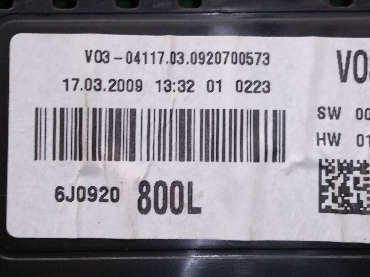 CUADRO INSTRUMENTOS SEAT IBIZA SC (6J1) 6J0920800L / E2-A1-36-1 6J0920800LE2A1361 - Vista 2