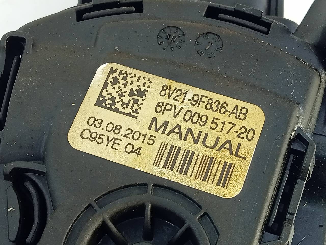 PEDAL ACELERADOR FORD ECOSPORT 8V219F836AB / E3-B3-30-1 / 6PV00951720 8V219F836ABE3B33016PV00951720 - Vista 3