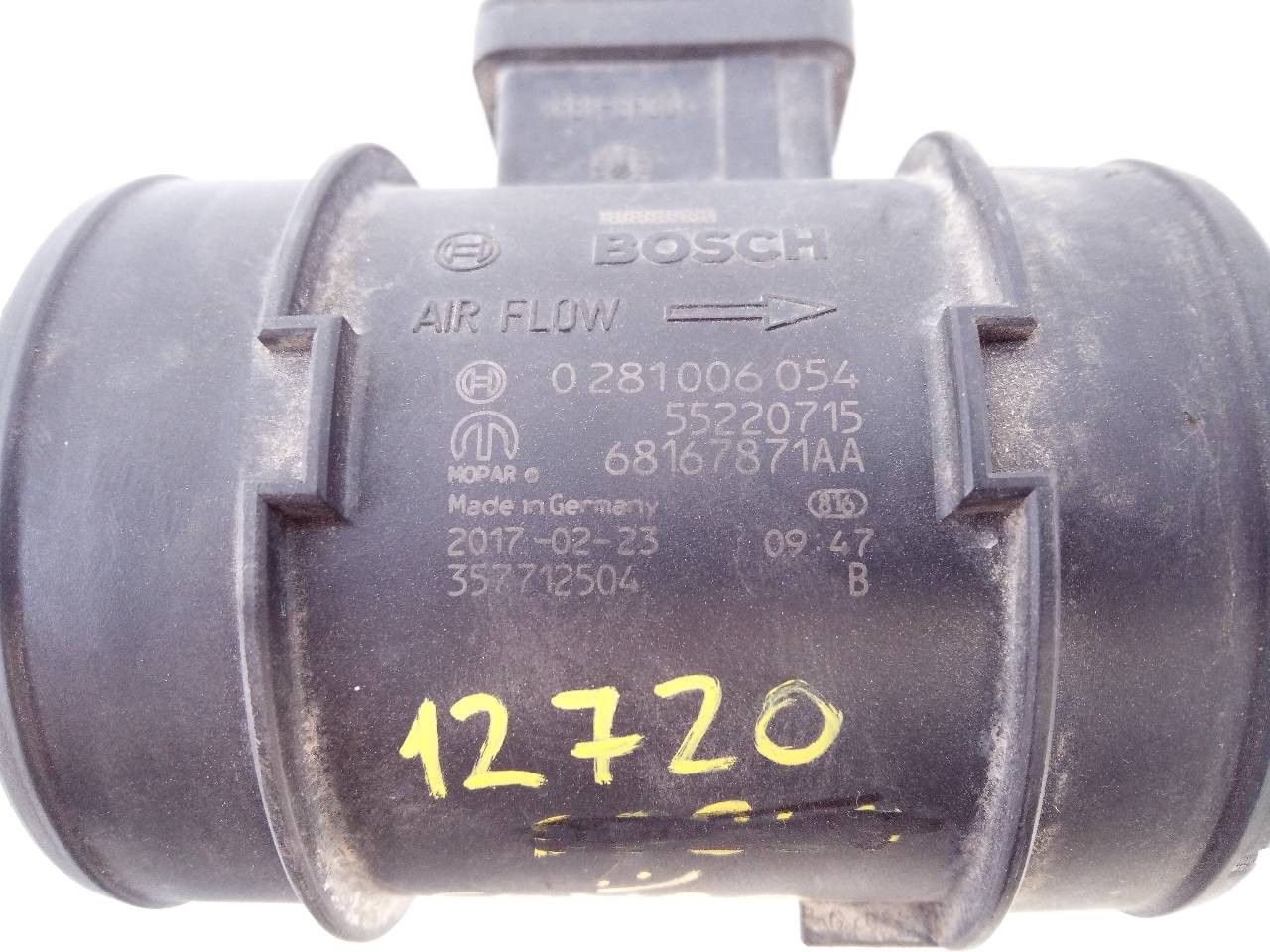 CAUDALIMETRO OPEL COMBO D 55220715 / E3-A5-24-1 / 0281006054 55220715E3A52410281006054 - Vista 3