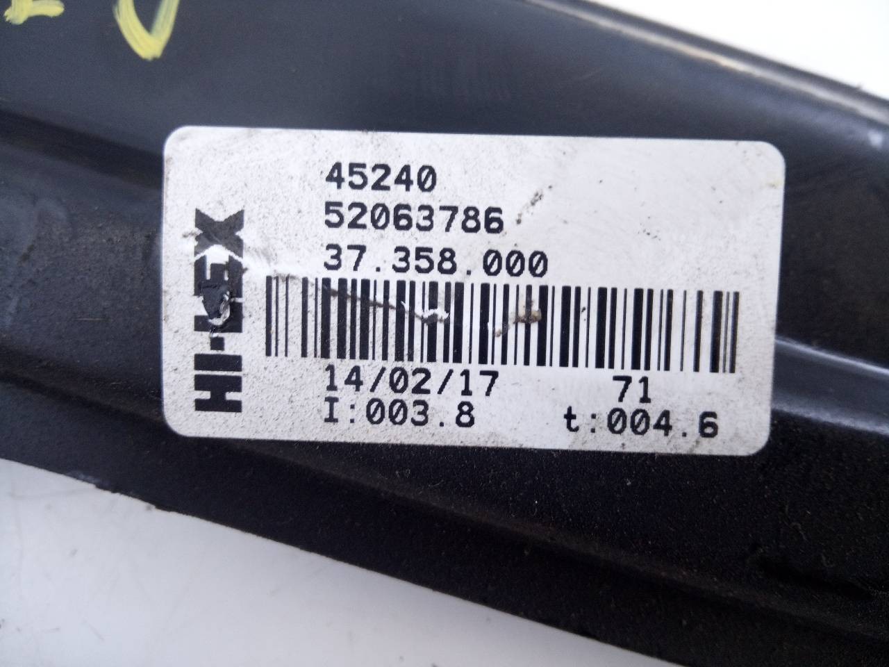 ELEVALUNAS DELANTERO IZQUIERDO OPEL COMBO D 52063786 / E2-B6-45-1 / 45240 52063786E2B645145240 - Vista 2