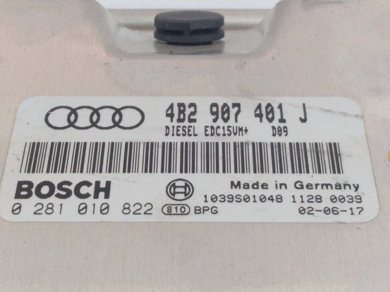CENTRALITA MOTOR UCE AUDI A6 BERLINA (4B2) 4B2907401J / E2-A1-14-2 / 0281010822 4B2907401JE2A11420281010822 - Vista 2