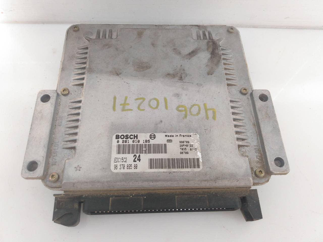 CENTRALITA MOTOR UCE PEUGEOT 406 BERLINA (S1/S2) 0281010165 / E3-B2-25-2 / 28FM0122 0281010165E3B225228FM0122
