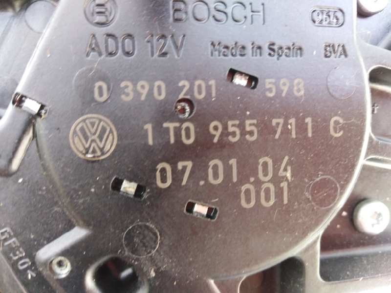 MOTOR LIMPIA TRASERO VOLKSWAGEN TOURAN (5T1) 1T0955711C / E1-B6-4-4 / 0390201598 1T0955711CE1B6440390201598 - Vista 3