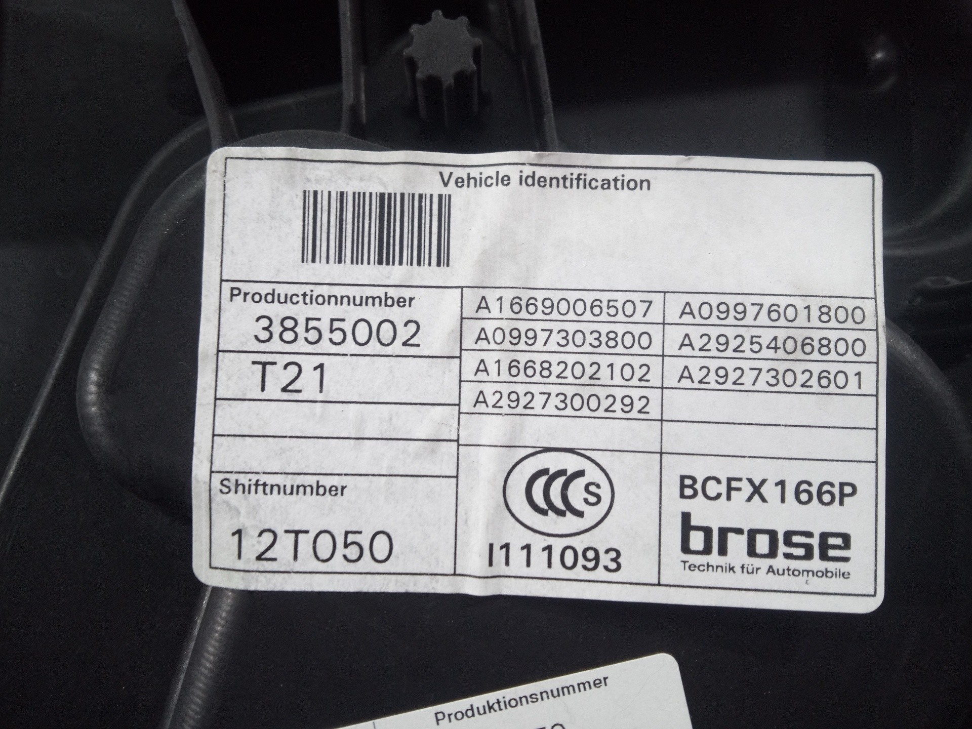 ELEVALUNAS TRASERO DERECHO MERCEDES-BENZ CLASE GLE COUPE (W292) P2-B4-7 P2B47 - Vista 2