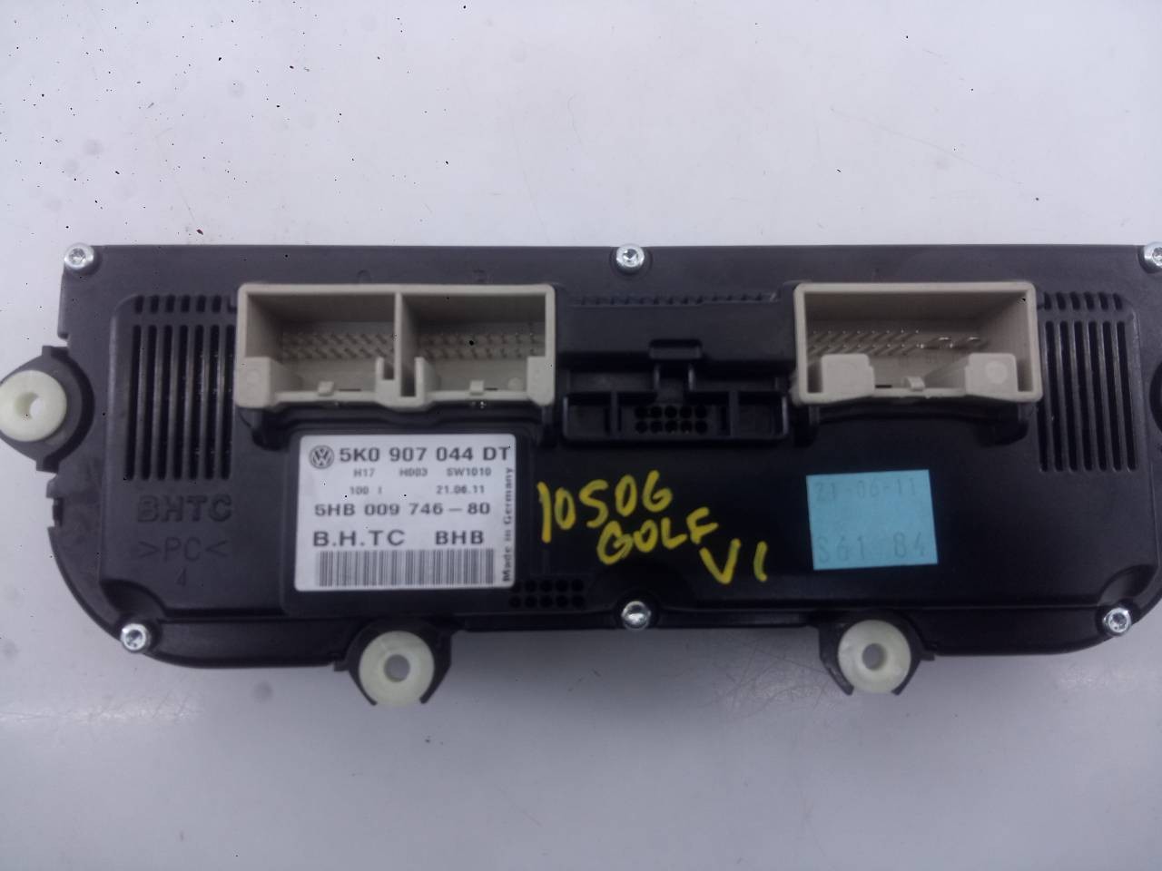 MANDO CLIMATIZADOR VOLKSWAGEN GOLF VI (5K1) 5K0907044DT / E2-A1-24-8 5K0907044DTE2A1248 - Vista 3