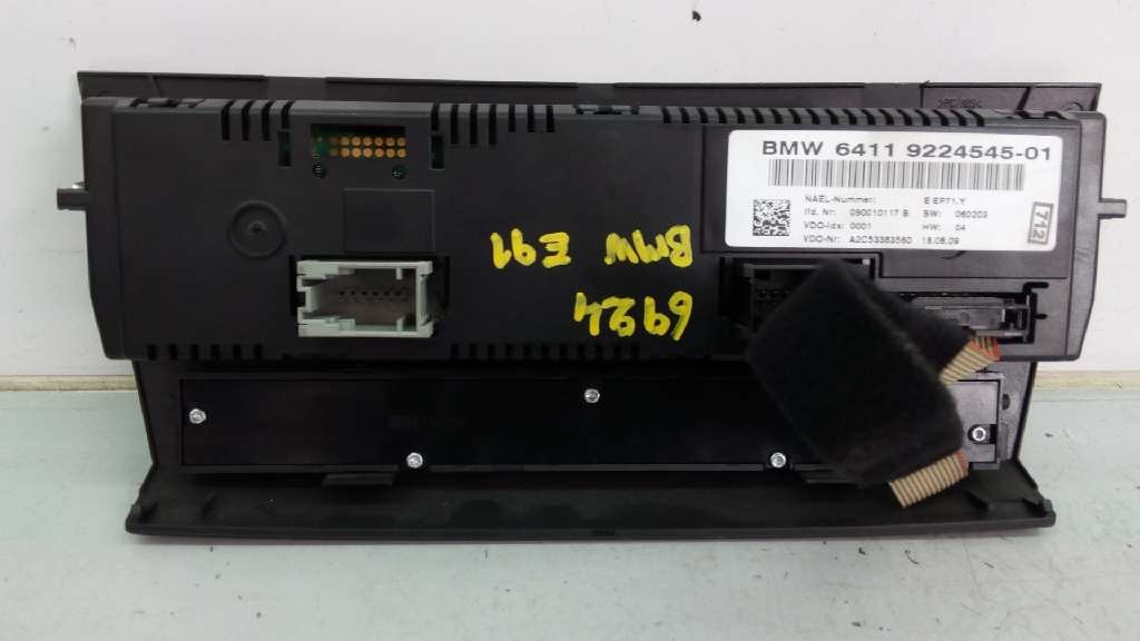 MANDO CLIMATIZADOR BMW SERIE 3 TOURING (E91) 922454501 / E3-A2-39-3 / 09001017B 922454501E3A239309001017B - Vista 2
