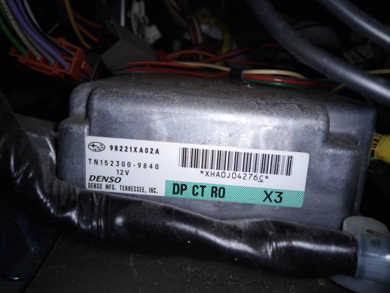 CENTRALITA AIRBAG SUBARU TRIBECA B9 98221XA02A / TN1523009840 98221XA02ATN1523009840