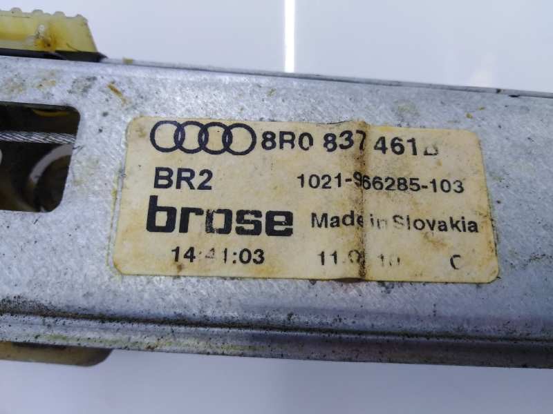 ELEVALUNAS DELANTERO IZQUIERDO AUDI Q5 (8R) 8R0837461B / E1-B6-24-1 / 8K0959801B 8R0837461BE1B62418K0959801B - Vista 2
