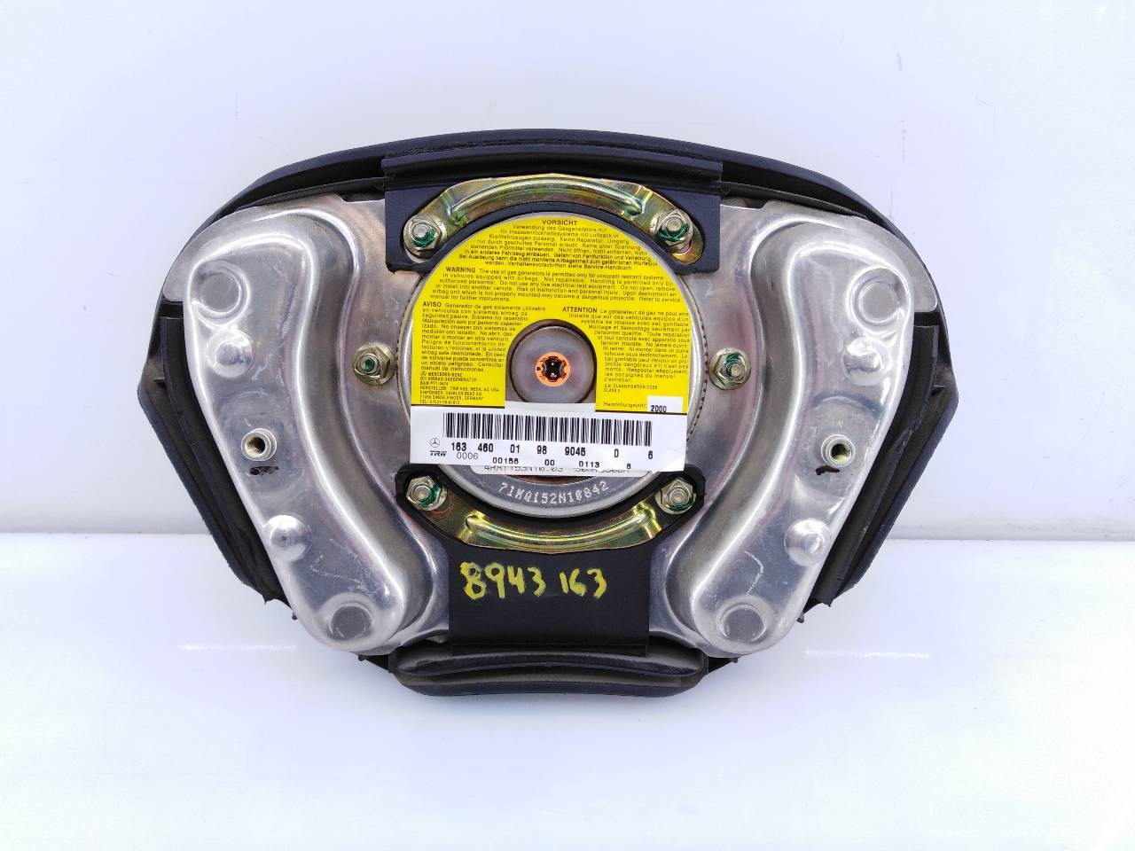 AIRBAG DELANTERO IZQUIERDO MERCEDES-BENZ CLASE M (W163) 1634600198 / E3-A1-5-1 1634600198E3A151 - Vista 3