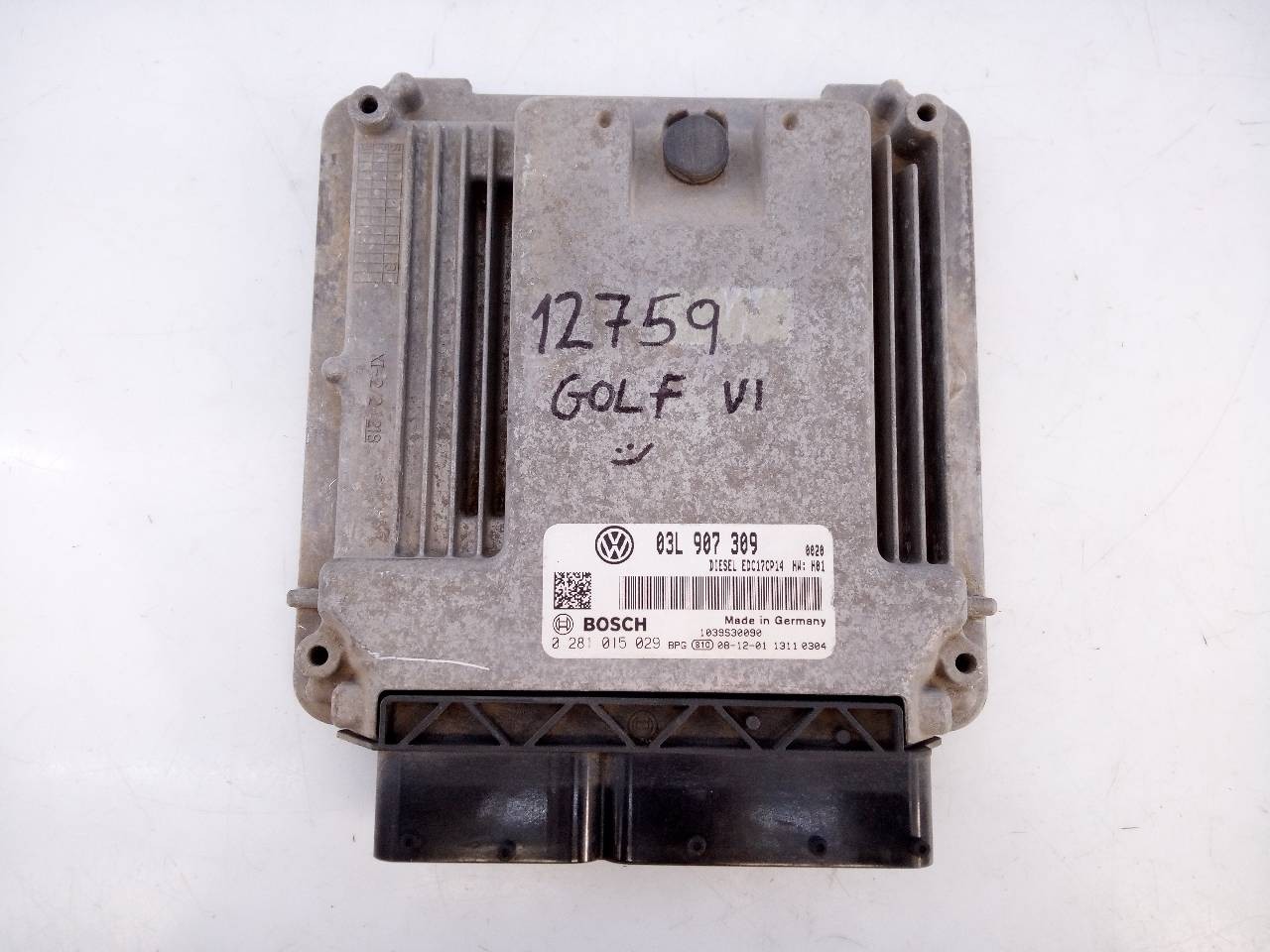CENTRALITA MOTOR UCE VOLKSWAGEN GOLF VI (5K1) 03L907309 / E2-A1-19-2 / 0281015029 03L907309E2A11920281015029
