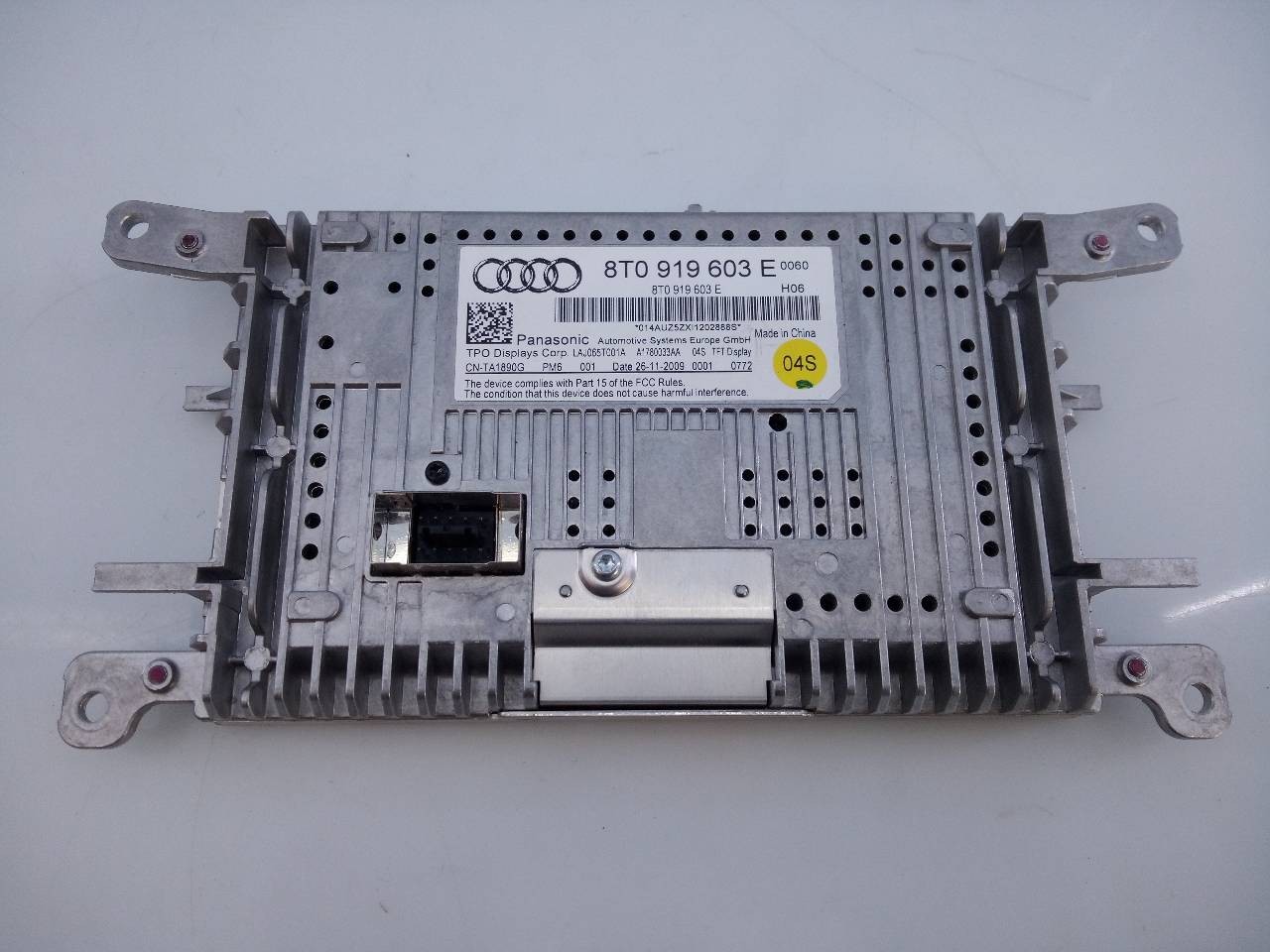 SISTEMA AUDIO / RADIO CD AUDI Q5 (8R) 8T0919603E / E2-A1-8-7 8T0919603EE2A187 - Vista 3