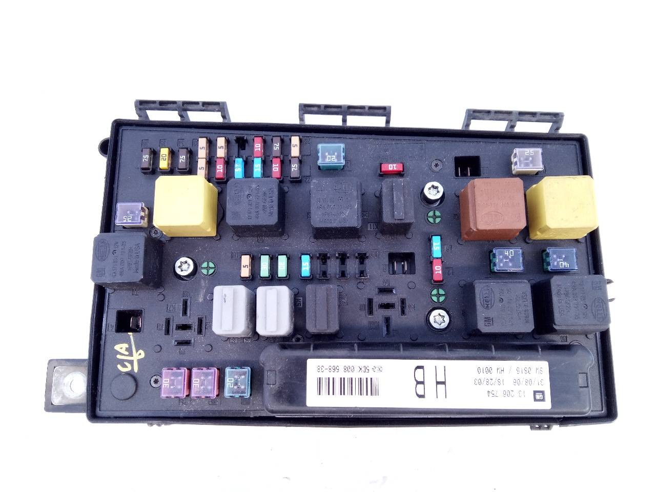 CAJA RELES / FUSIBLES OPEL ASTRA H BERLINA 13206754 / E3-A5-23-2 / 5DK00866838 13206754E3A52325DK00866838