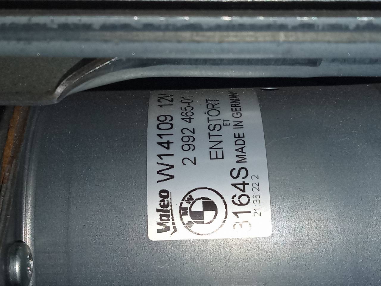 MOTOR LIMPIA DELANTERO BMW X1 (E84) 299246501 / 3164S 2992465013164S - Vista 2