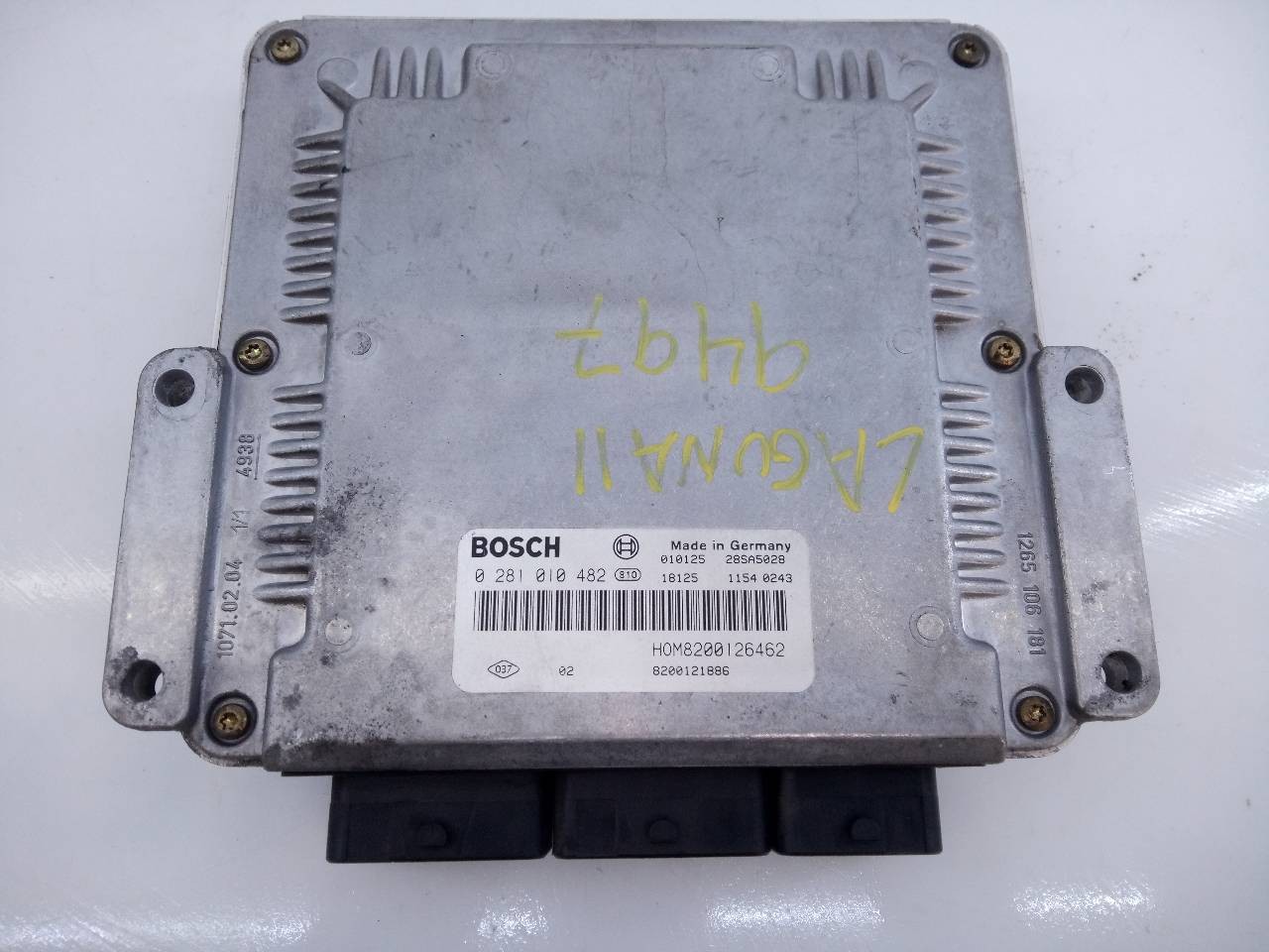 CENTRALITA MOTOR UCE RENAULT LAGUNA II (BG0) 0281010482 / E2-A1-38-4 / 8200126462 0281010482E2A13848200126462