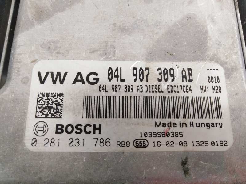 CENTRALITA MOTOR UCE AUDI Q3 (8UG) 04L907309AB / E2-A1-4-4 / 0281031786 04L907309ABE2A1440281031786 - Vista 2