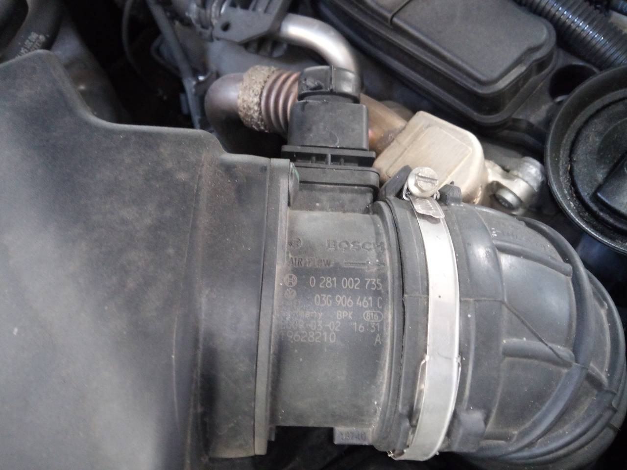 CAUDALIMETRO AUDI A4 BER. (B8) 03G906461C / 0281002735 03G906461C0281002735
