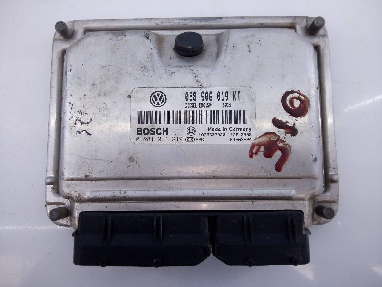 CENTRALITA MOTOR UCE SEAT CORDOBA BERLINA (6L2) 038906019KT / E2-A1-38-4 / 0281011219 038906019KTE2A13840281011219 - Vista 3