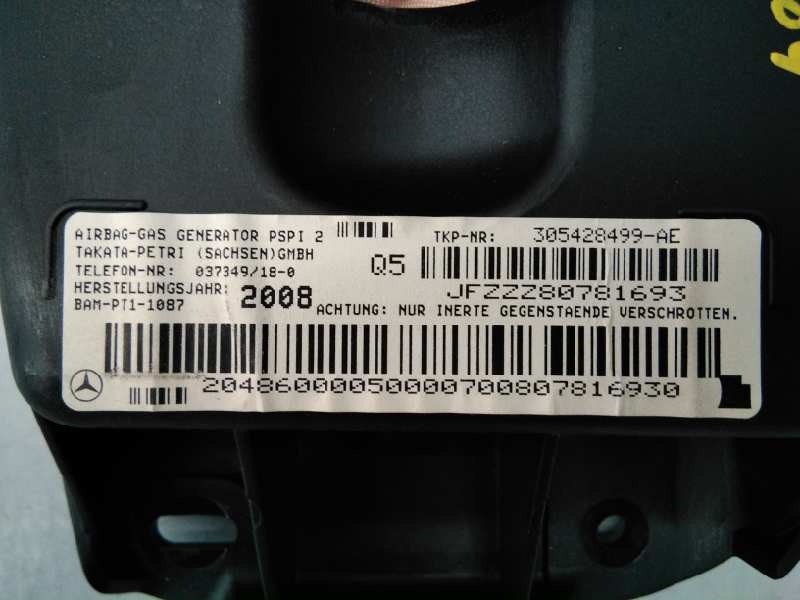 AIRBAG DELANTERO DERECHO MERCEDES-BENZ CLASE C (W204) BERLINA 2048600005 / E1-A2-47-1 2048600005E1A2471 - Vista 2