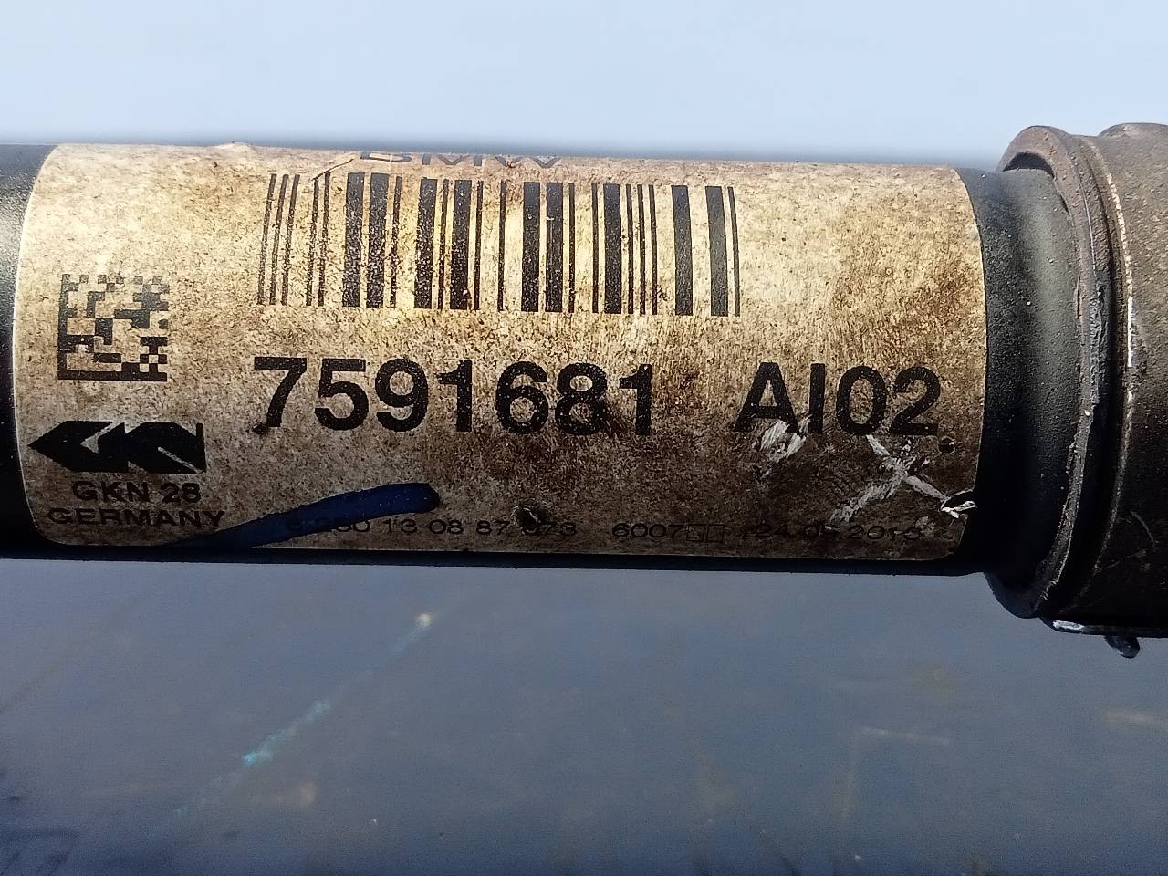 TRANSMISION DELANTERA IZQUIERDA BMW X1 (E84) 7591681 / P1-A6-26 7591681P1A626 - Vista 3