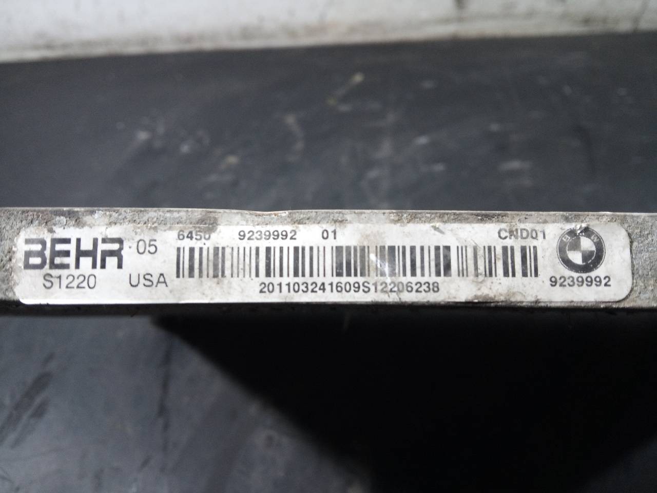 CONDENSADOR / RADIADOR AIRE ACONDICIONADO BMW X6 (E71) 9239992 / P2-B5-2 9239992P2B52 - Vista 3