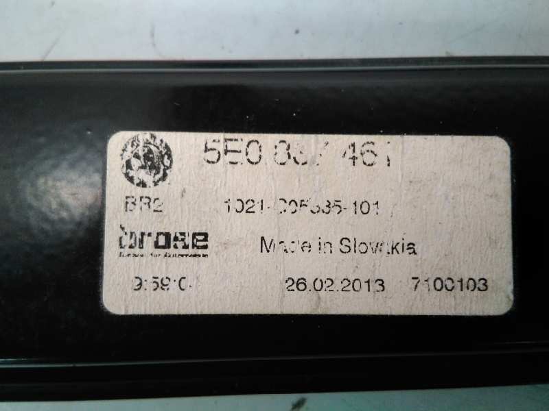 ELEVALUNAS DELANTERO IZQUIERDO SKODA OCTAVIA LIM. (5E3) 5Q0959801B / E1-A5-42-2 5Q0959801BE1A5422 - Vista 3