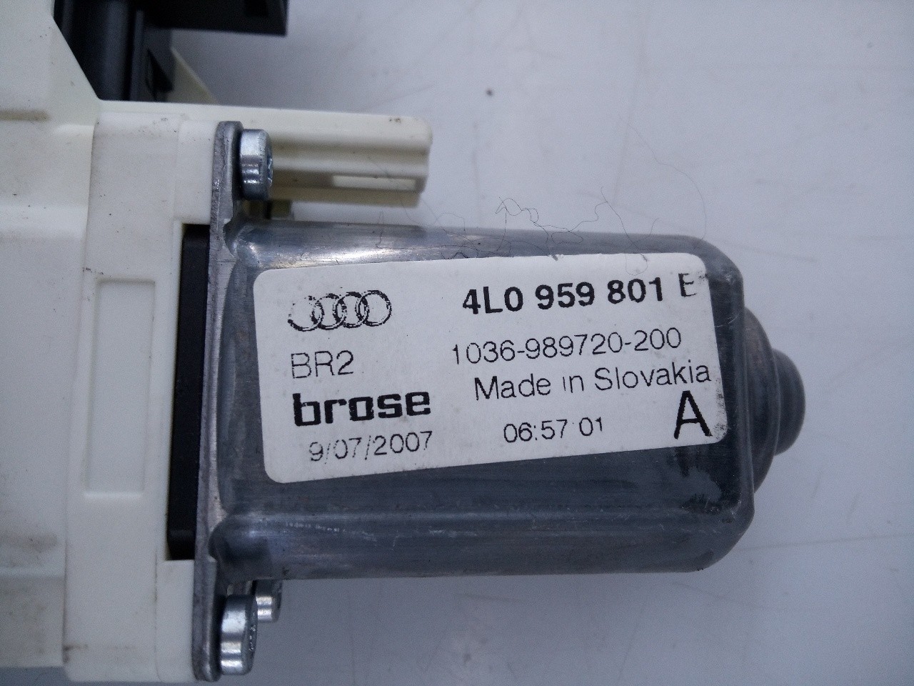 ELEVALUNAS DELANTERO DERECHO AUDI Q7 (4L) 4L0959801E / E1-A5-52-2 4L0959801EE1A5522 - Vista 2
