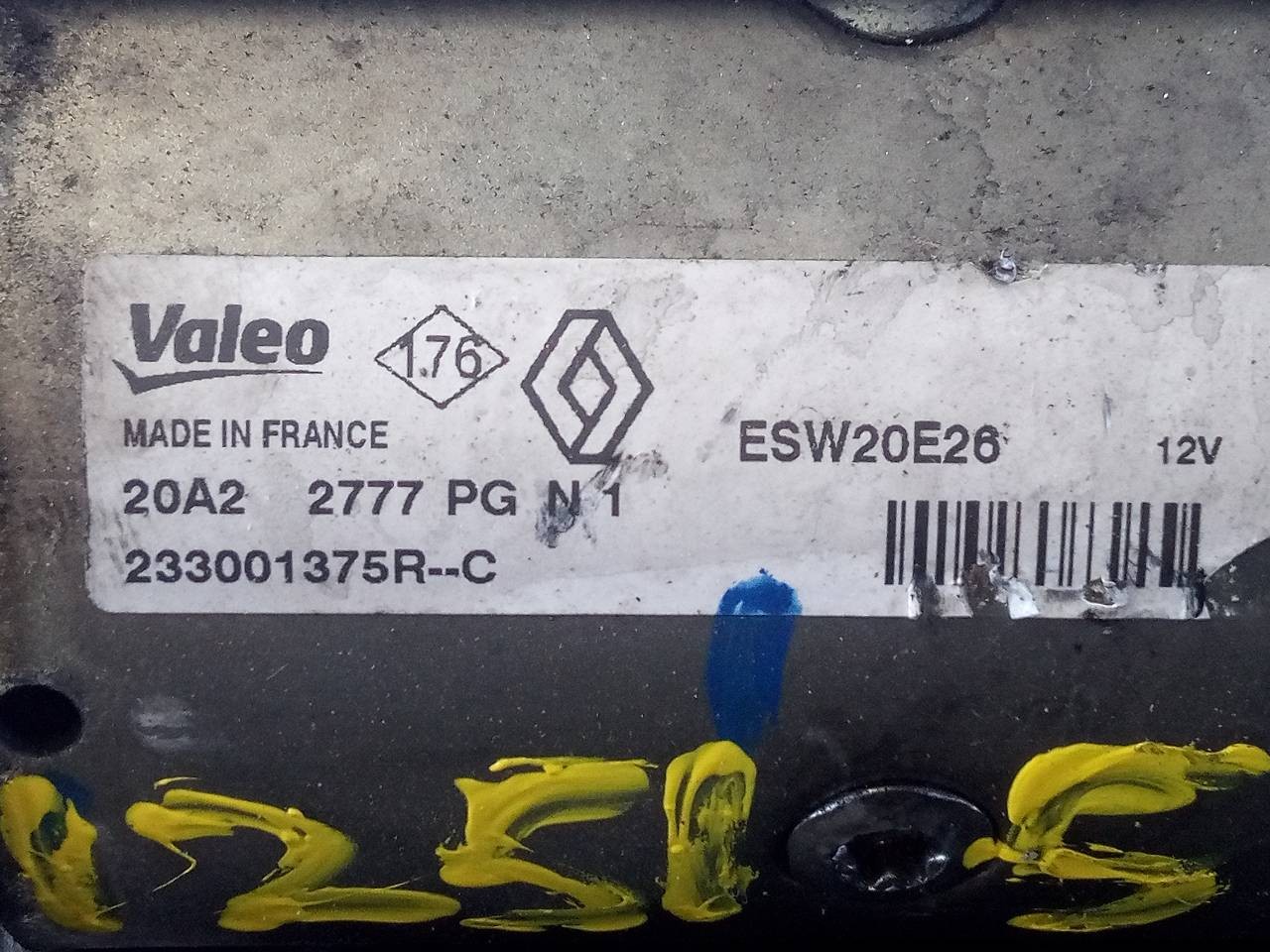 MOTOR ARRANQUE NISSAN QASHQAI (J10) 233001375R / P3-A7-4-2 / ESW20E26 233001375RP3A742ESW20E26 - Vista 2