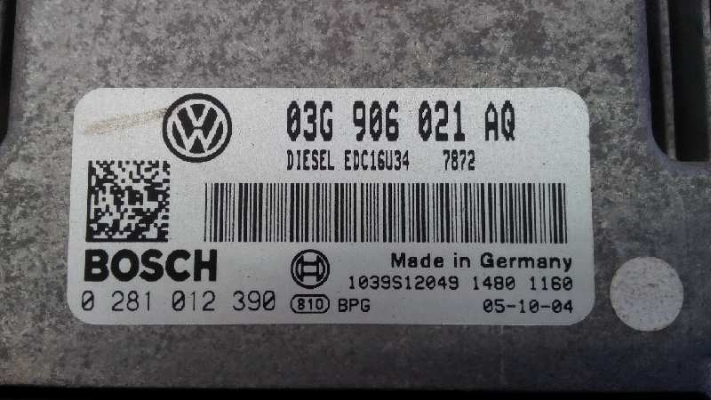 CENTRALITA MOTOR UCE VOLKSWAGEN CADDY KA/KB (2K) 03G906021AQ / E2-A1-2-4 / 0281012390 03G906021AQE2A1240281012390 - Vista 2