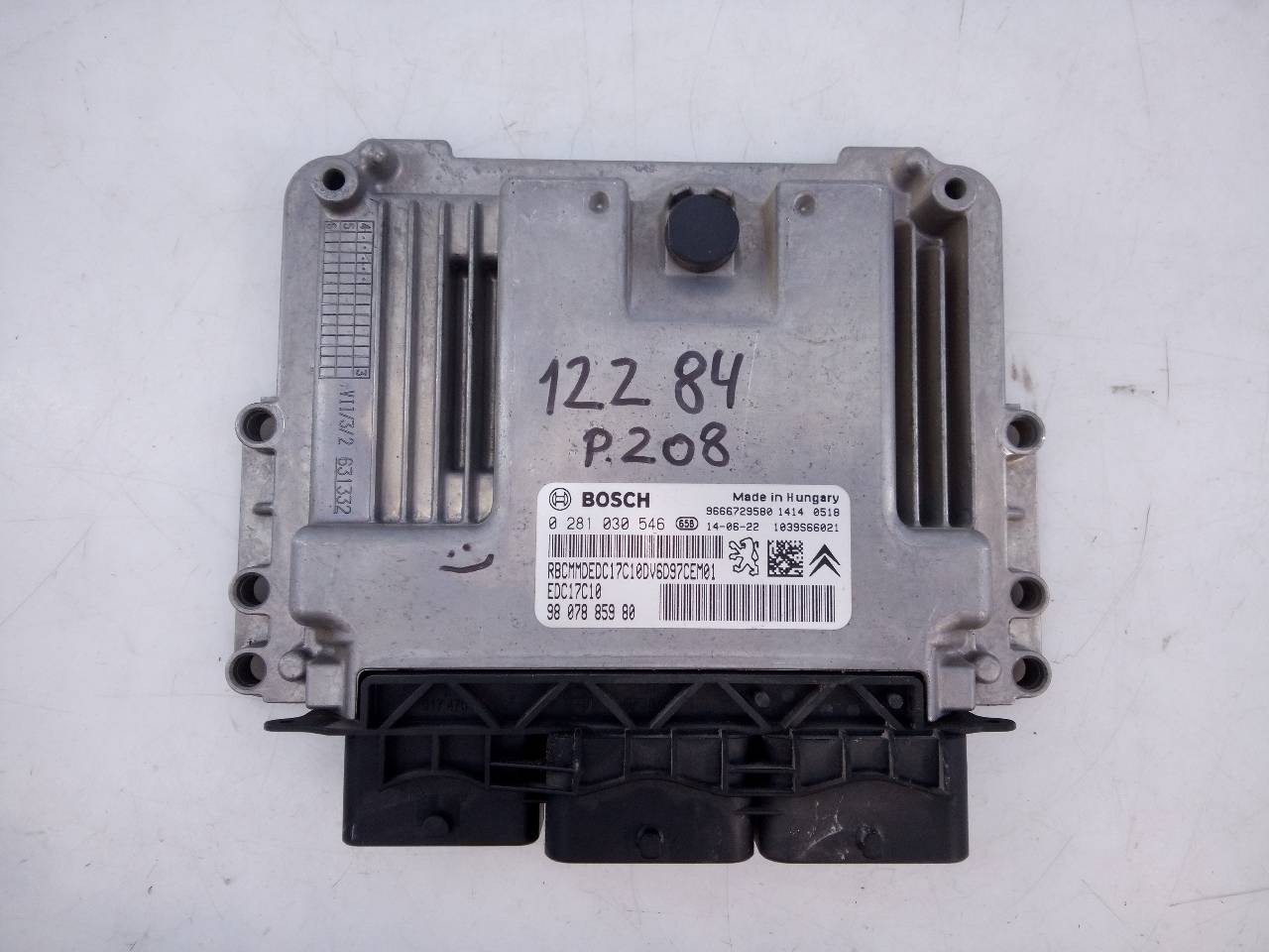 CENTRALITA MOTOR UCE PEUGEOT 208 9807885980 / E3-B2-30-3 9807885980E3B2303