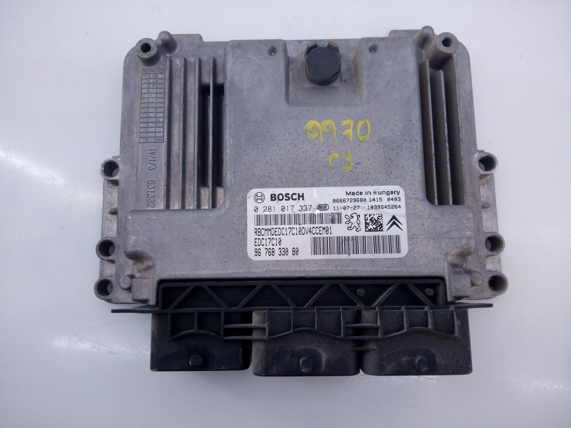 CENTRALITA MOTOR UCE CITROËN C3 9676833080 / E3-B2-13-4 9676833080E3B2134