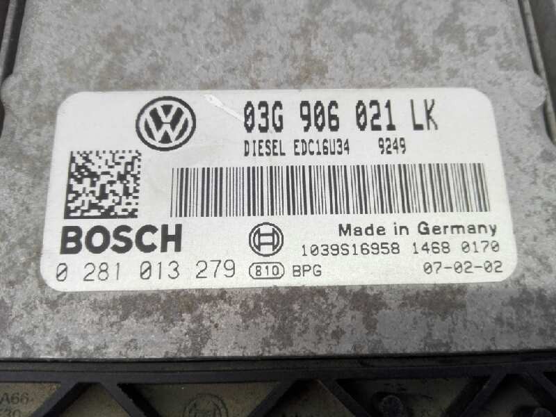 CENTRALITA MOTOR UCE SEAT LEON (1P1) 03G906021LK / E2-A1-9-1 / 0281013279 03G906021LKE2A1910281013279 - Vista 2