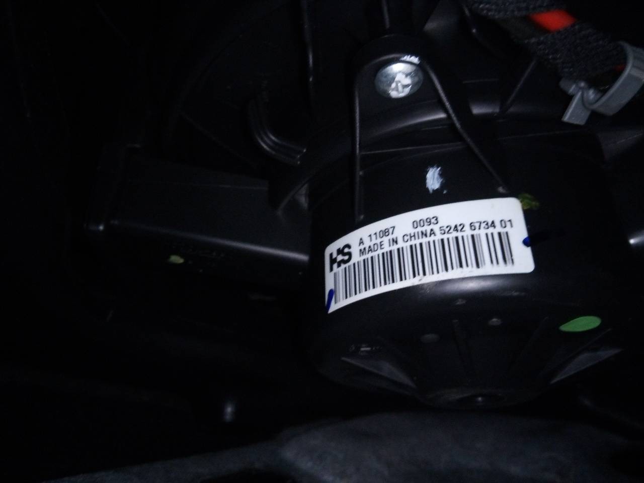 VENTILADOR CALEFACCION OPEL INSIGNIA BERLINA A110870093 / 5242673401 A1108700935242673401 - Vista 2
