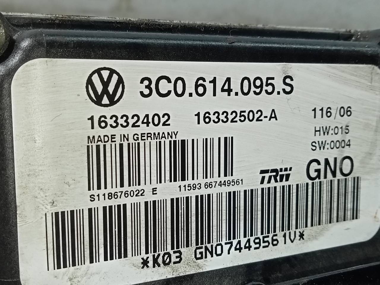 ABS VOLKSWAGEN PASSAT BERLINA (3C2) 3C0614095S / P3-A8-28-2 3C0614095SP3A8282 - Vista 2