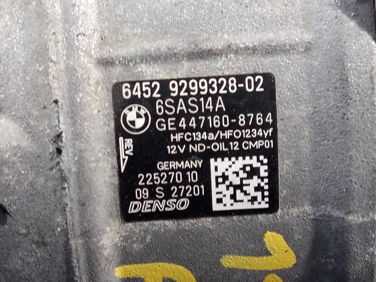 COMPRESOR AIRE ACONDICIONADO BMW SERIE 4 GRAN COUPE (F36) 4471608764 / P3-A2-14-4 / 22527010 4471608764P3A214422527010 - Vista 3