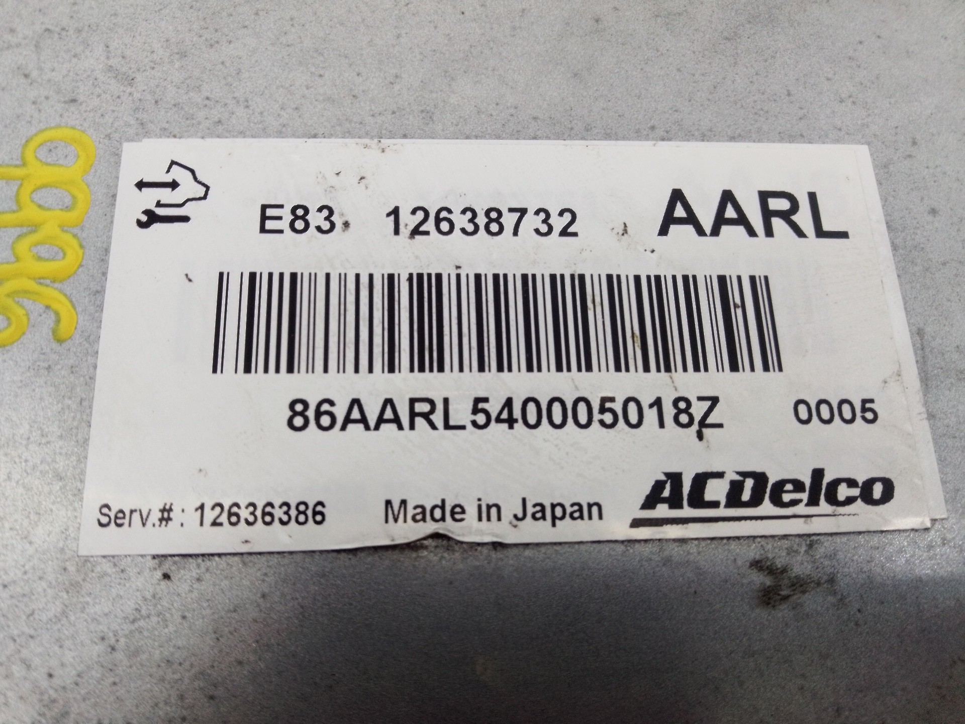 CENTRALITA MOTOR UCE OPEL MERIVA B 12638732 / E3-A5-30-1 12638732E3A5301 - Vista 2