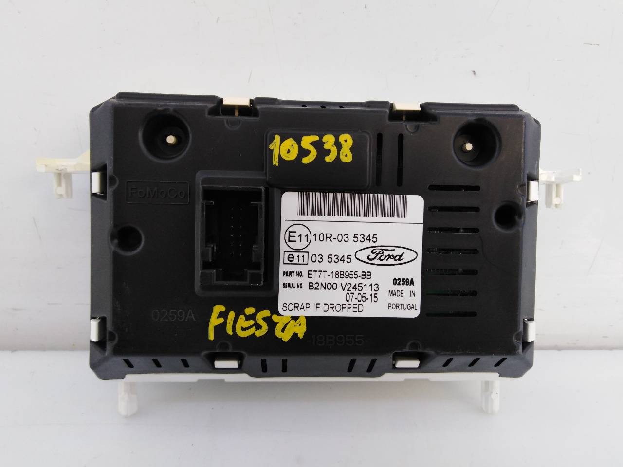 PANTALLA MULTIFUNCION FORD FIESTA (CCN) ET7T18B955BB / E3-B3-26-4 / 035345 ET7T18B955BBE3B3264035345 - Vista 3