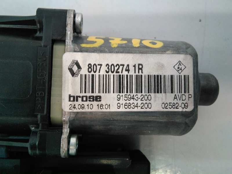 MOTOR ELEVALUNAS DELANTERO DERECHO RENAULT SCENIC III 807302741R / E1-A1-12-1 / 915943200 807302741RE1A1121915943200 - Vista 3