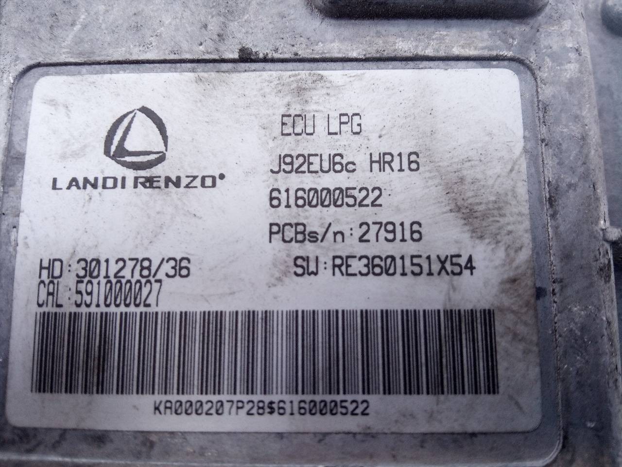 CENTRALITA MOTOR UCE DACIA LODGY 616000522 / E2-A1-39-7 / RE360151X54 616000522E2A1397RE360151X54 - Vista 3