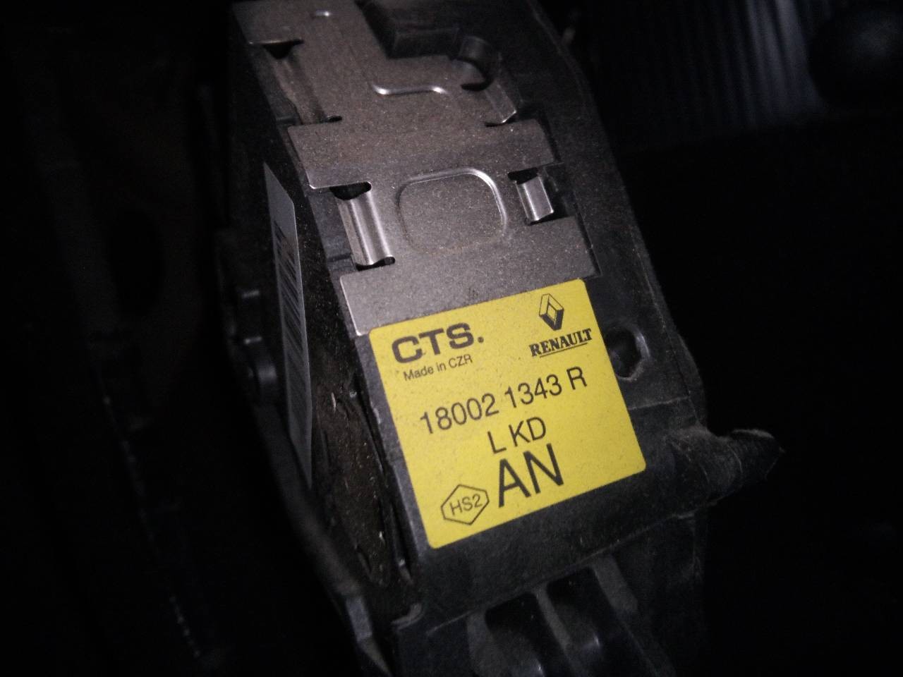 PEDAL ACELERADOR DACIA LODGY 180021343R 180021343R