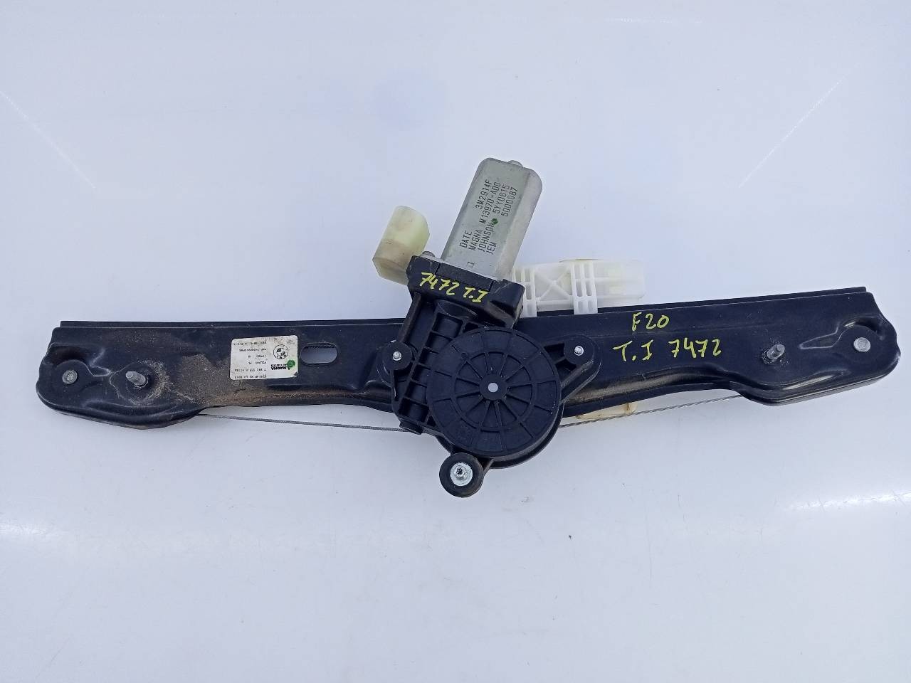 ELEVALUNAS TRASERO IZQUIERDO BMW SERIE 1 LIM. (F20) 7242555 / E1-A3-16-1 7242555E1A3161