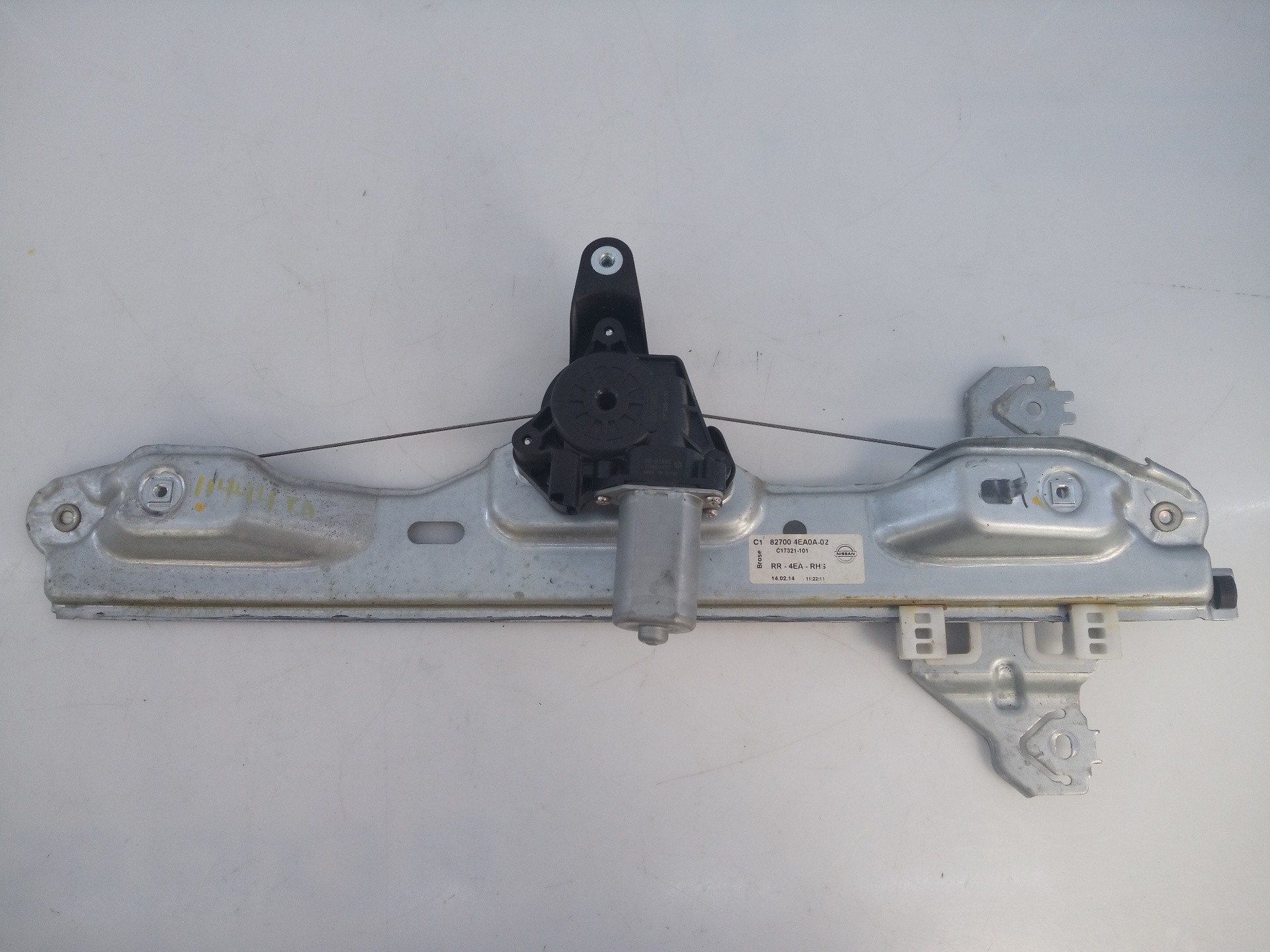 ELEVALUNAS TRASERO DERECHO NISSAN QASHQAI (J11) 827004EA0A02 / E2-A4-53-2 / SD883X27 827004EA0A02E2A4532SD883X27